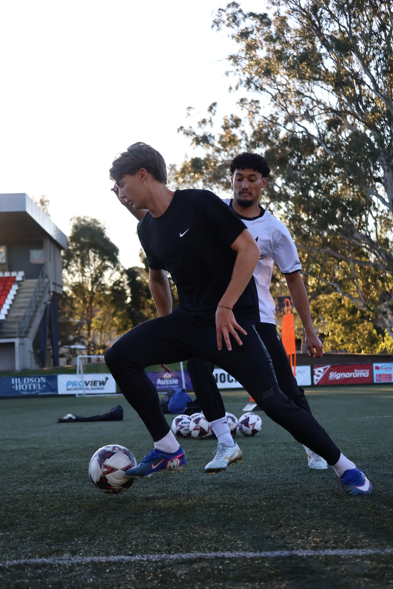 1-on-1 training session at Grimaldiball