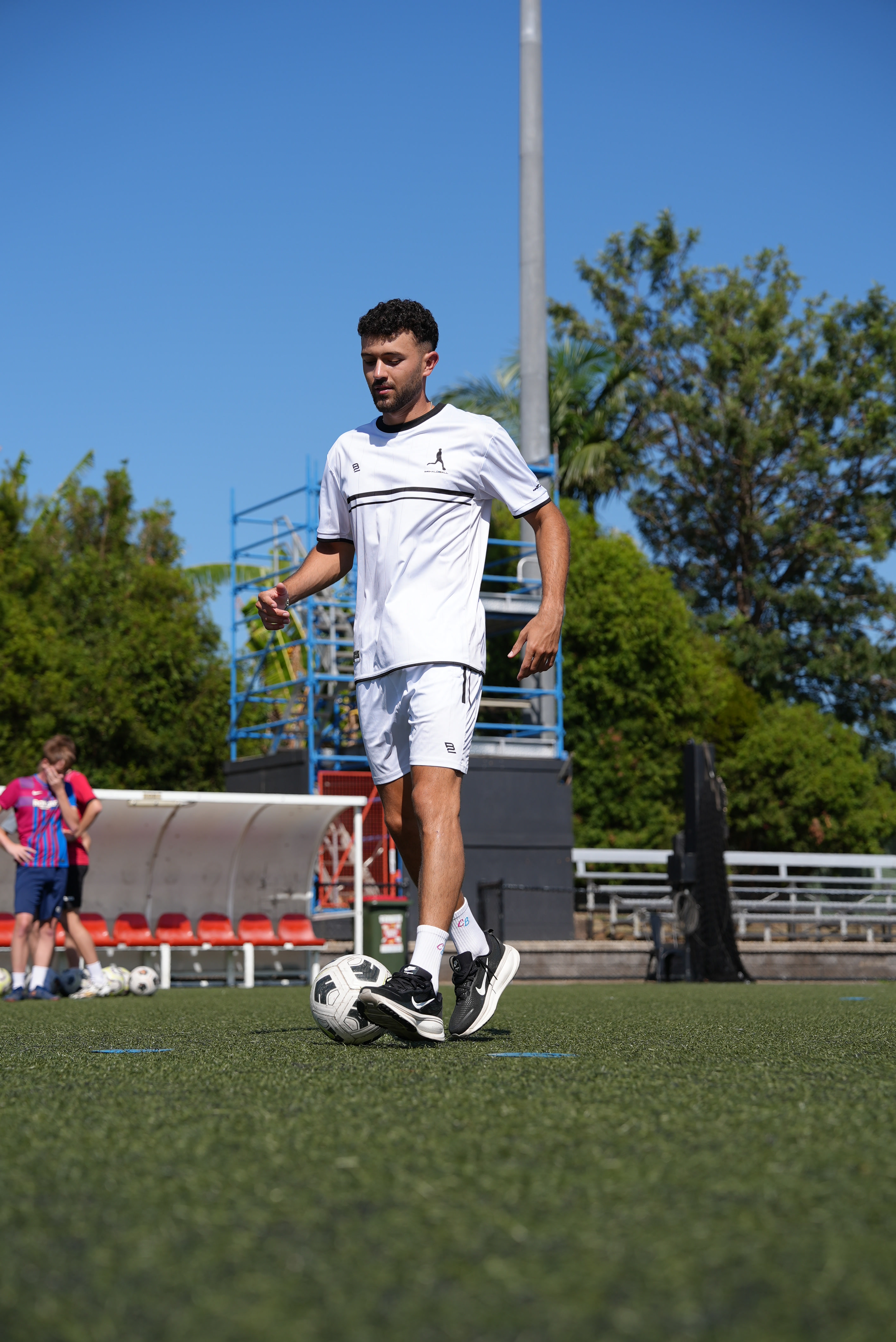 Patrick Yazbek on the pitch